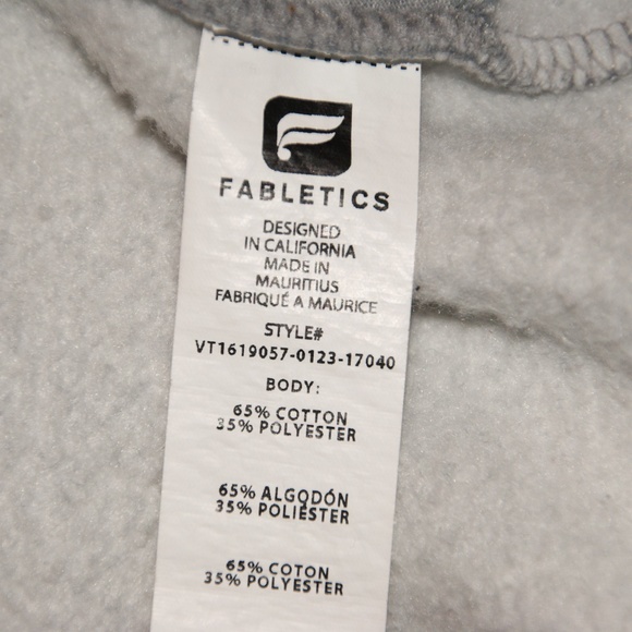 FABLETICS Heather Gray Open Front Mina Vest sz M - Picture 7 of 8
